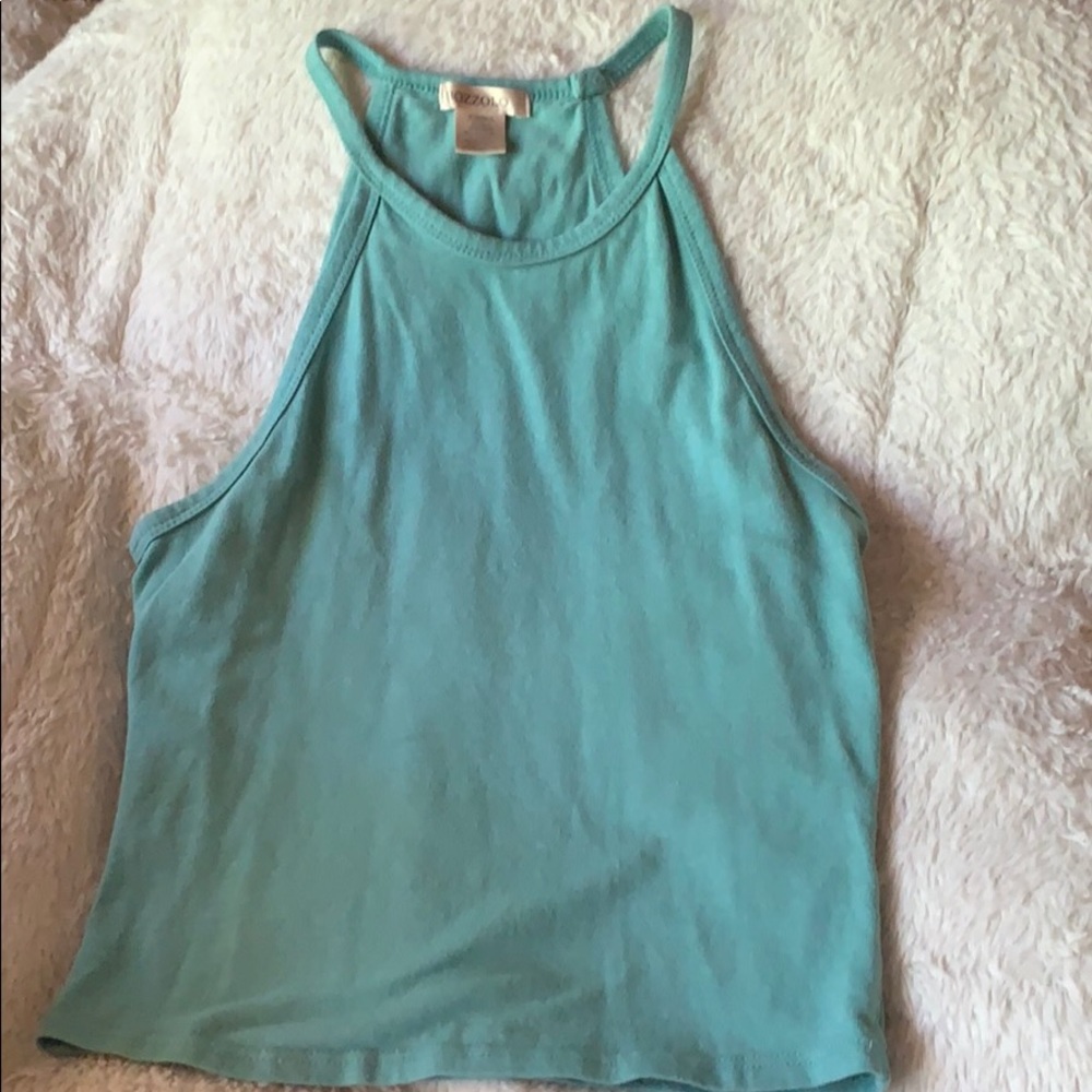 ⭐️3/$20⭐️ Teal crop top by Bozzolo